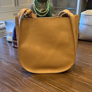 Madewell Tan Leather Shoulder Bag